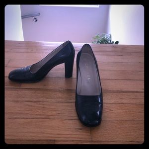 CHANEL Stack Heel Pumps